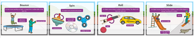 Object Movement Prep Chart Prep Tuesday, Wednesday, Thursday